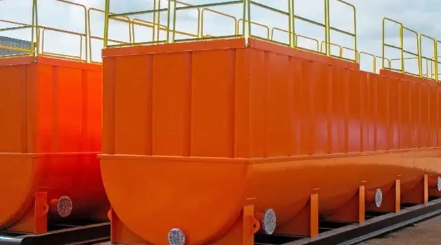 Piletas metálicas de 70 m³ fabricadas por Sometal